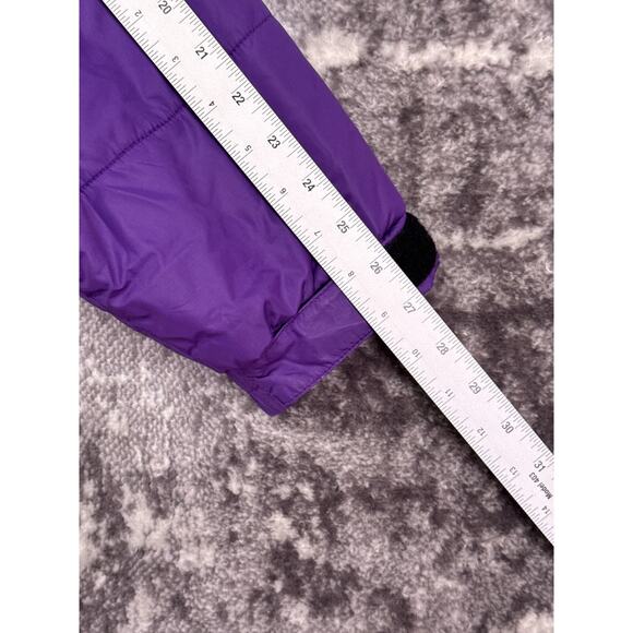 Vintage Marmot Puffer Jacket Medium Mens Purple & Black Full Zip Synthetic Down - Picture 5 of 10